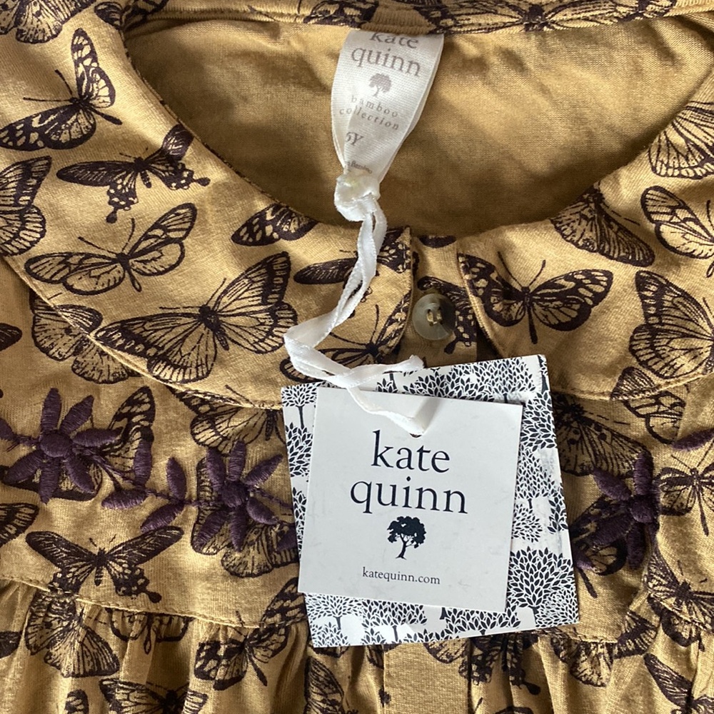 Kate Quinn embroidered bamboo tunic top, size 6, new with tags - Picture 2 of 10